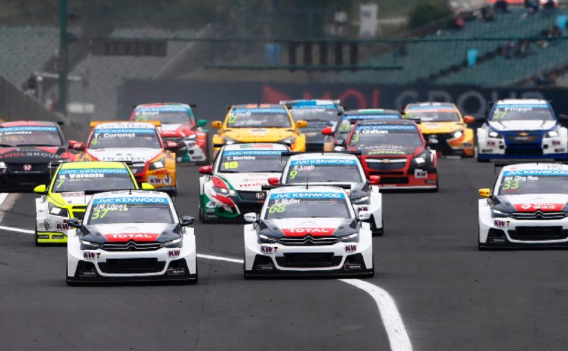 Forex4you official WTCC sponsor 2013, car racing competition in action
